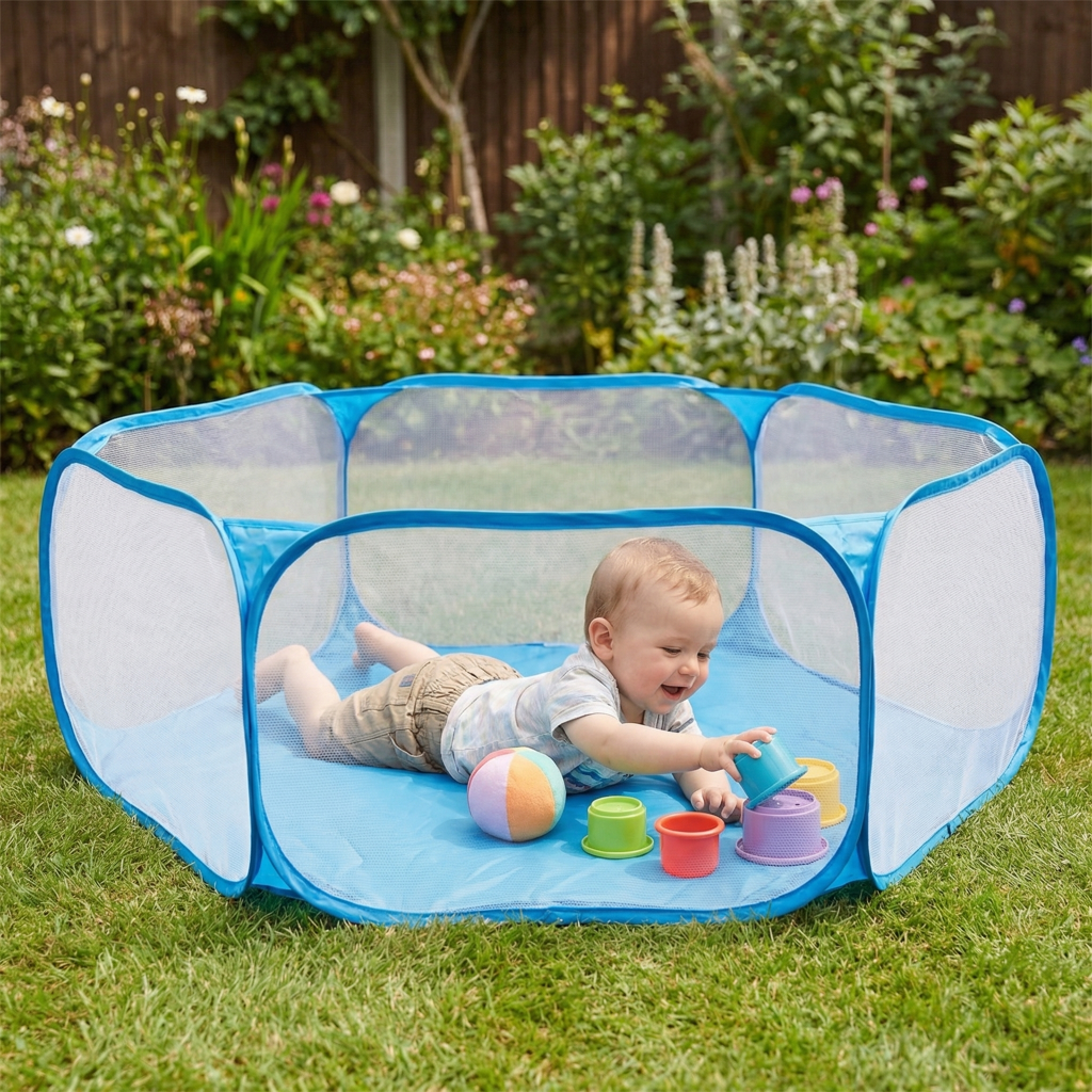Box Bambino Portatile Zona Sicura Indoor Outdoor - Image 1