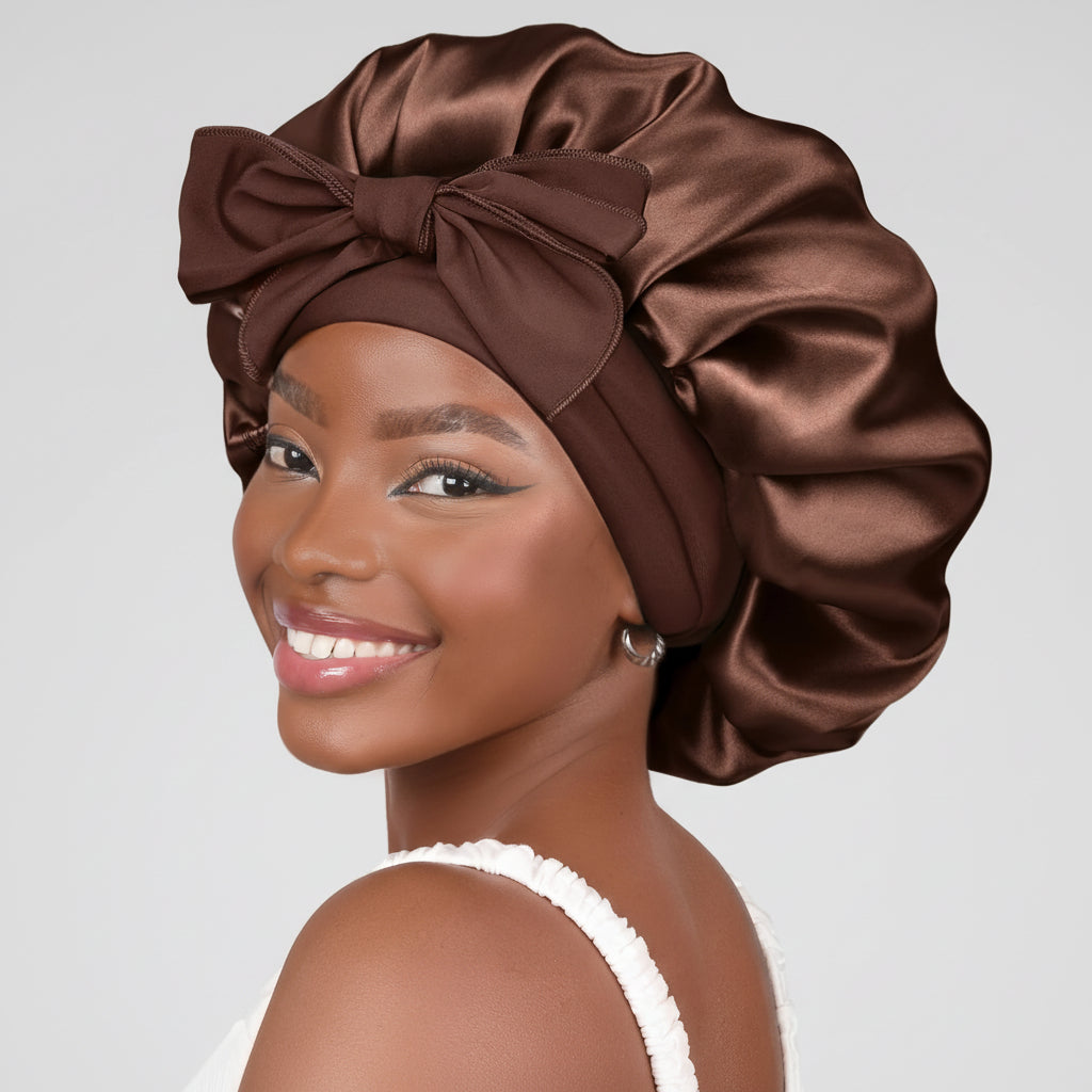 Hair Bonnet Adjustable Band Protection Style