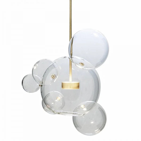 SphereGlow - Modern Glass Pendant Lamp for Living Room and Dining Room