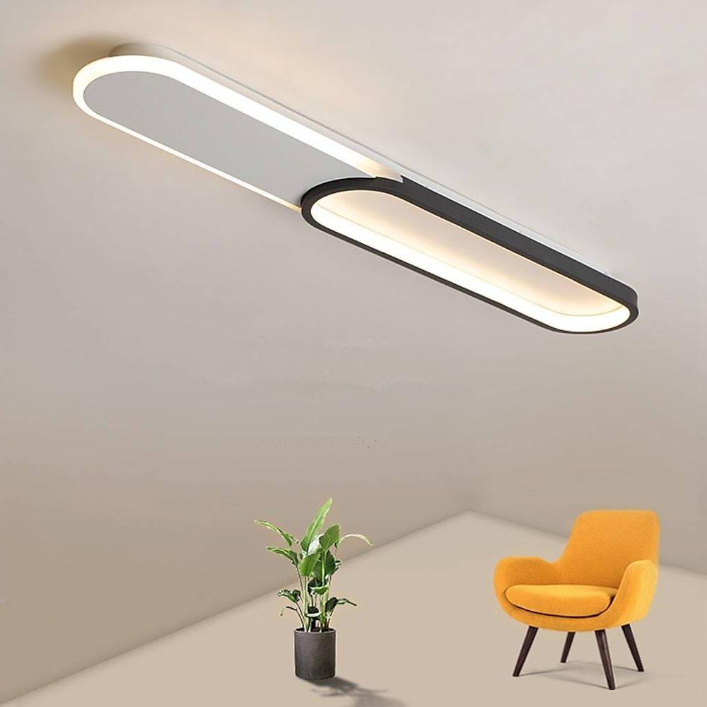 Luz de Teto Embutida Retangular 2 Minimalista LED