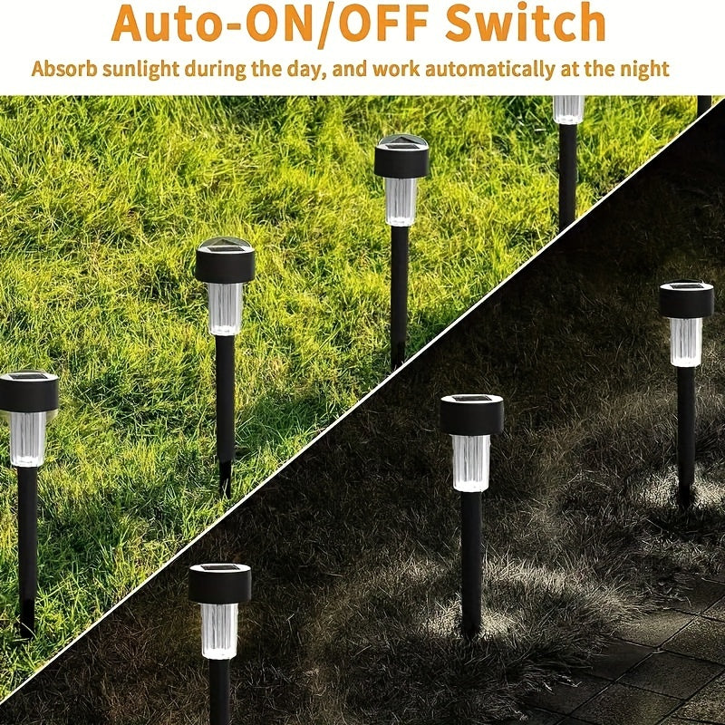SolarPath - Confezione da 10 Luci Solari da Giardino per Sentiero, Patio e Prato