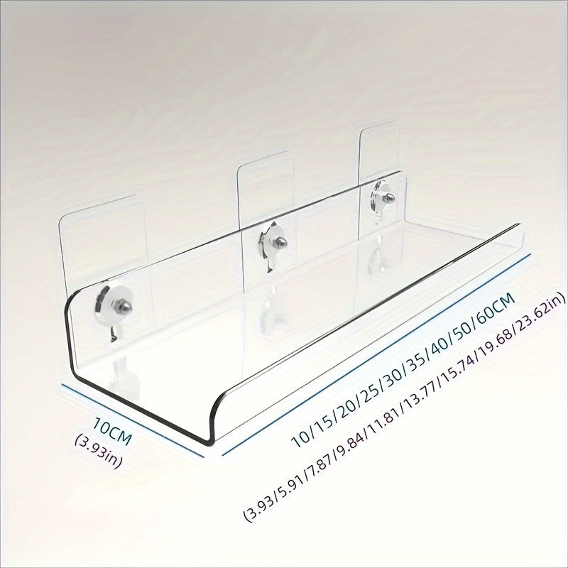 AcrylicShelf - Zwevende Hangende Plank - Boorvrij Doucherek en Opbergplank