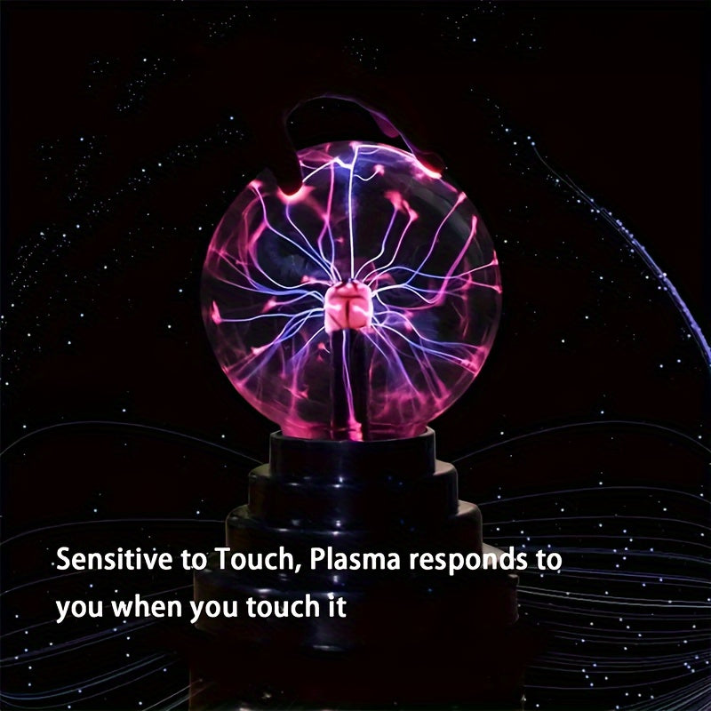 PlasmaGlow - Bola de Plasma Interativa Mágica com USB