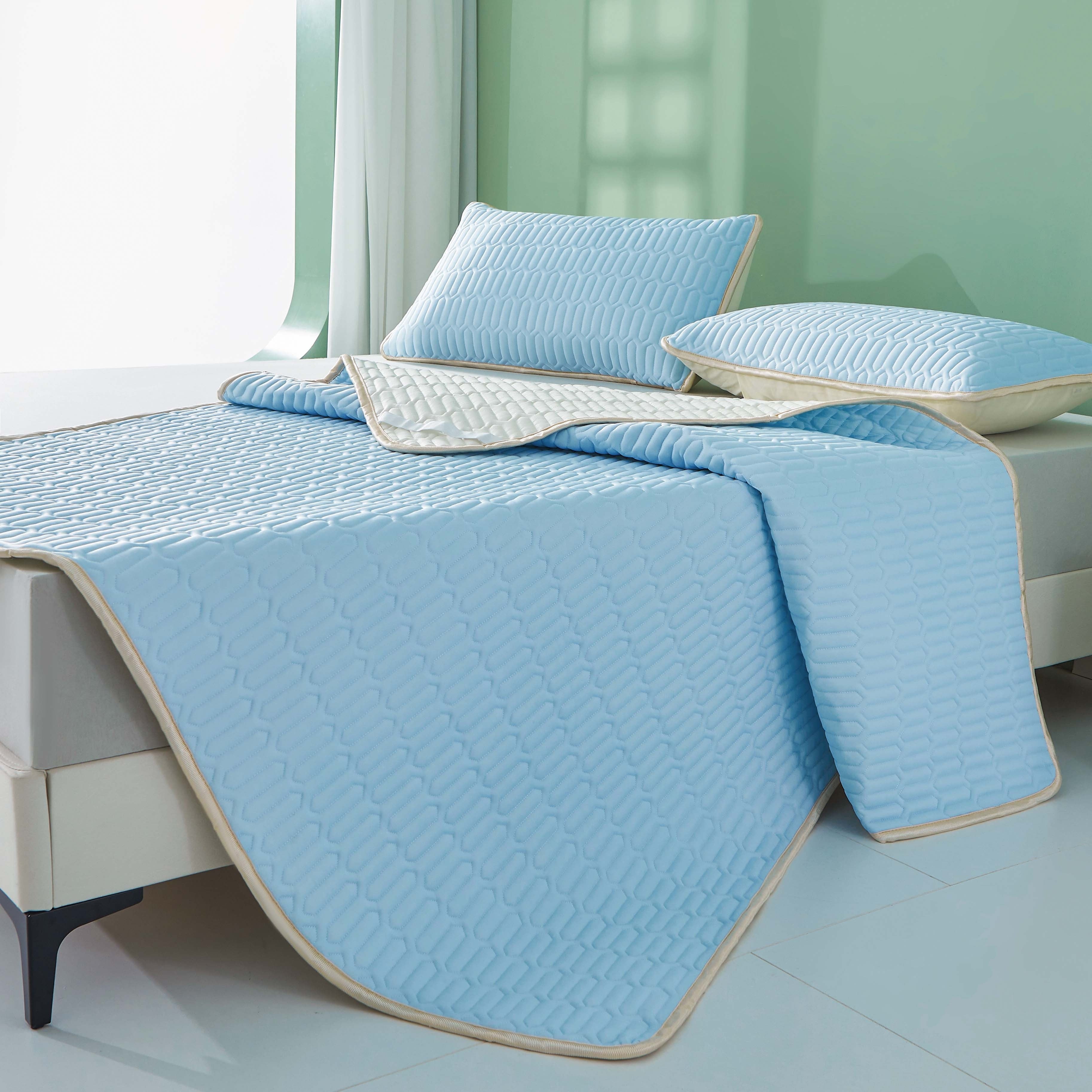 Tapete Fresco de Látex - Conjunto de 2/3 unidades de tapete fresco de látex de verão para quarto ou quarto de estudante, Respirável e Dobrável