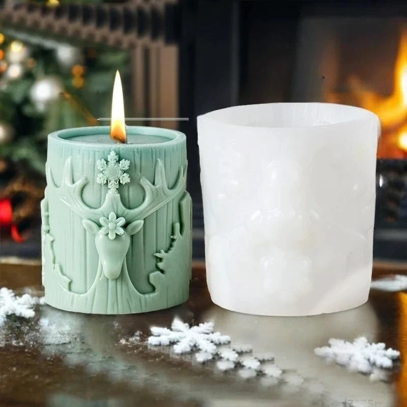ElkMold – Elegant 3D Christmas Candle Molds
