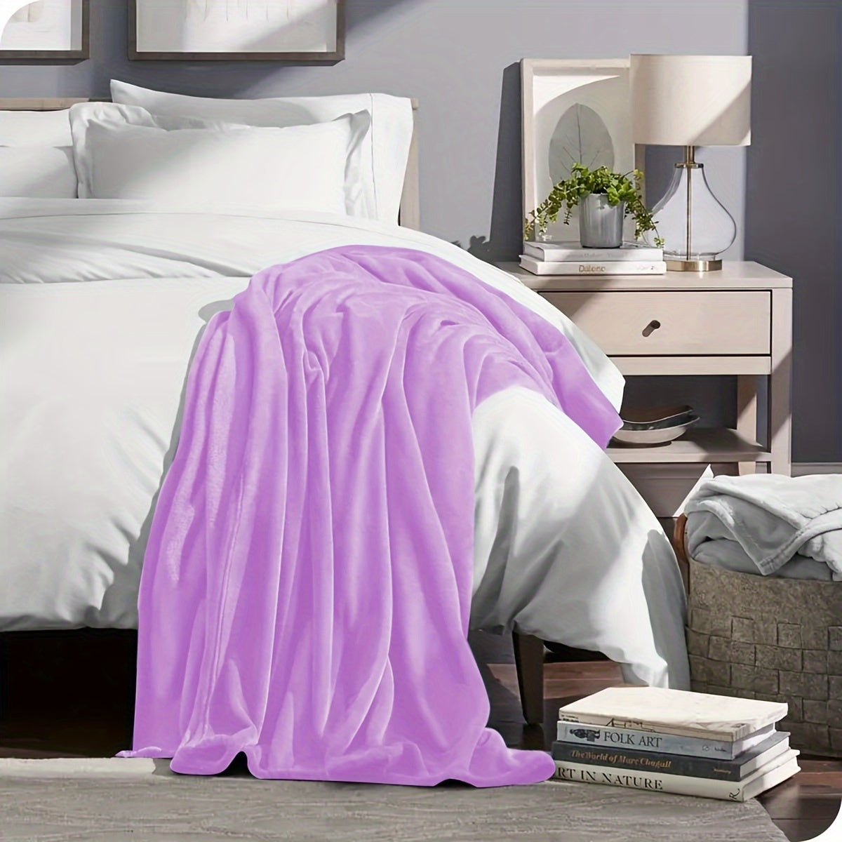 Luxe Flanellen Fleece Deken – Ultra Zacht en Huidvriendelijk, Geschikt voor Enkel- of Tweepersoonsbedden