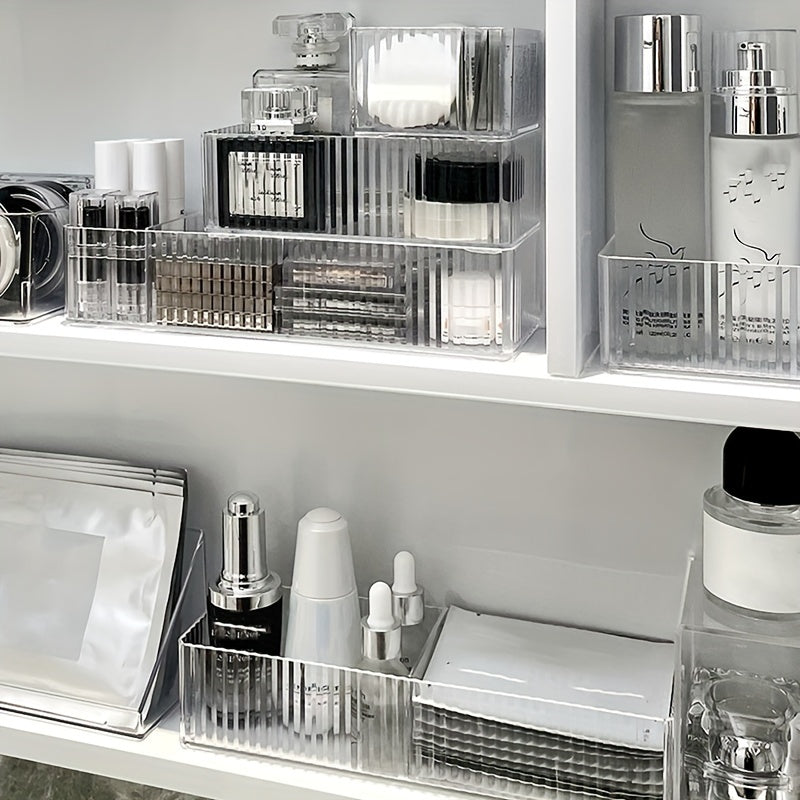 Organizer per cosmetici in acrilico con cassetti