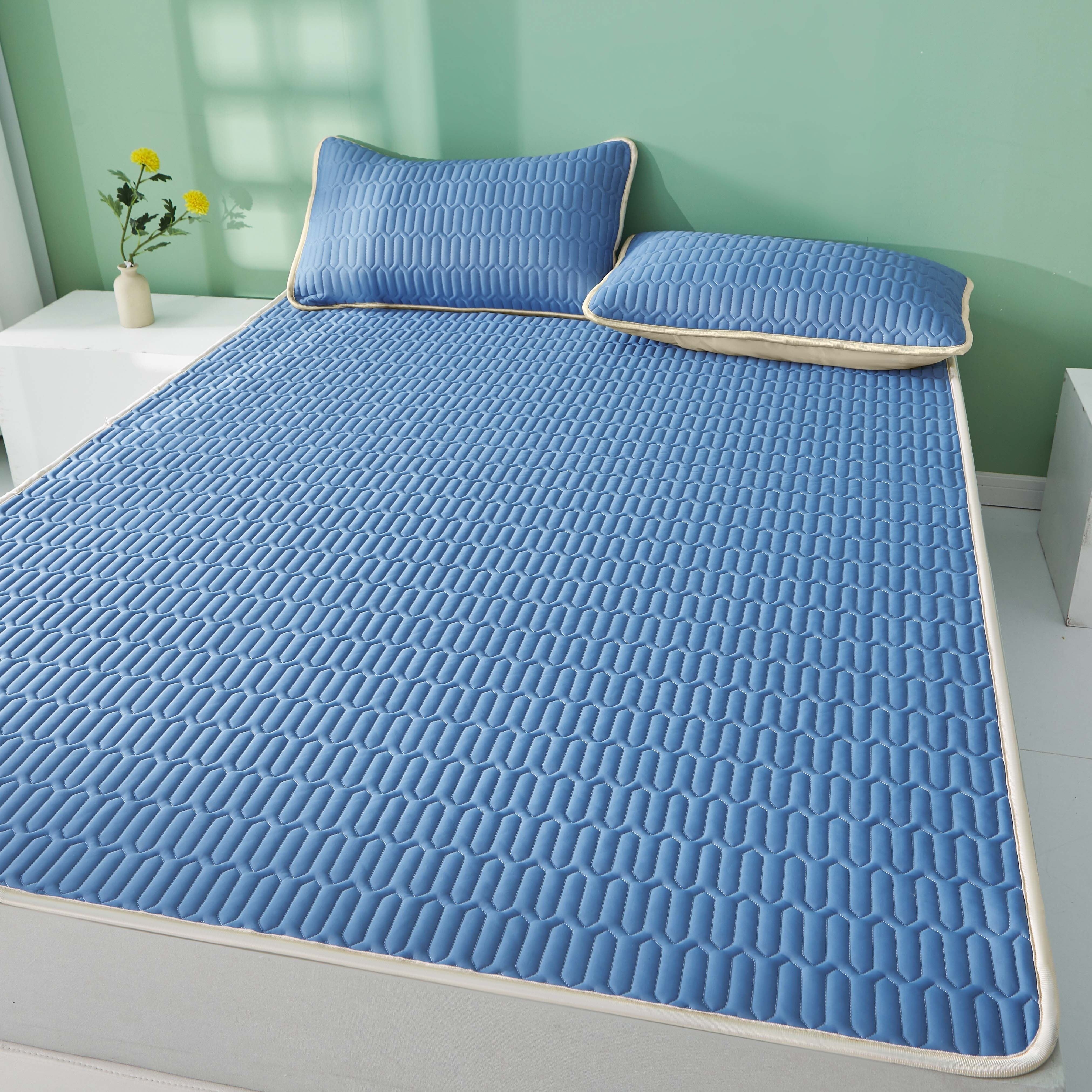 Tapete Fresco de Látex - Conjunto de 2/3 unidades de tapete fresco de látex de verão para quarto ou quarto de estudante, Respirável e Dobrável