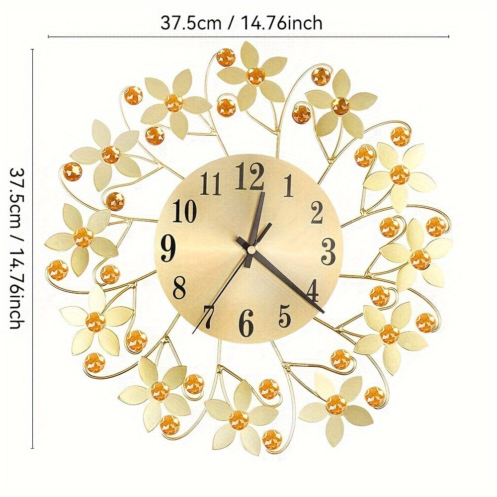EleganceClock - Silent Decorative Wall Clock 14-Inch