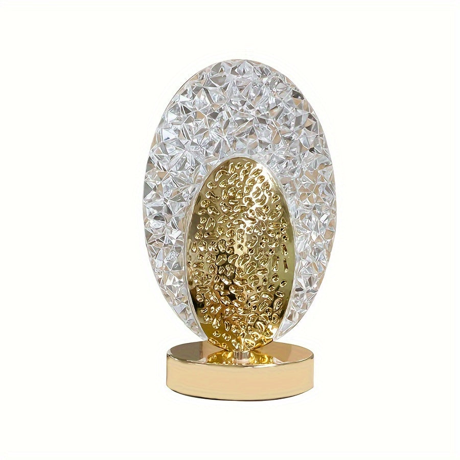 FeatherLamp - Candeeiro de Mesa Tátil USB com Design de Pena de Pavão, Luz LED Infinitamente Regulável