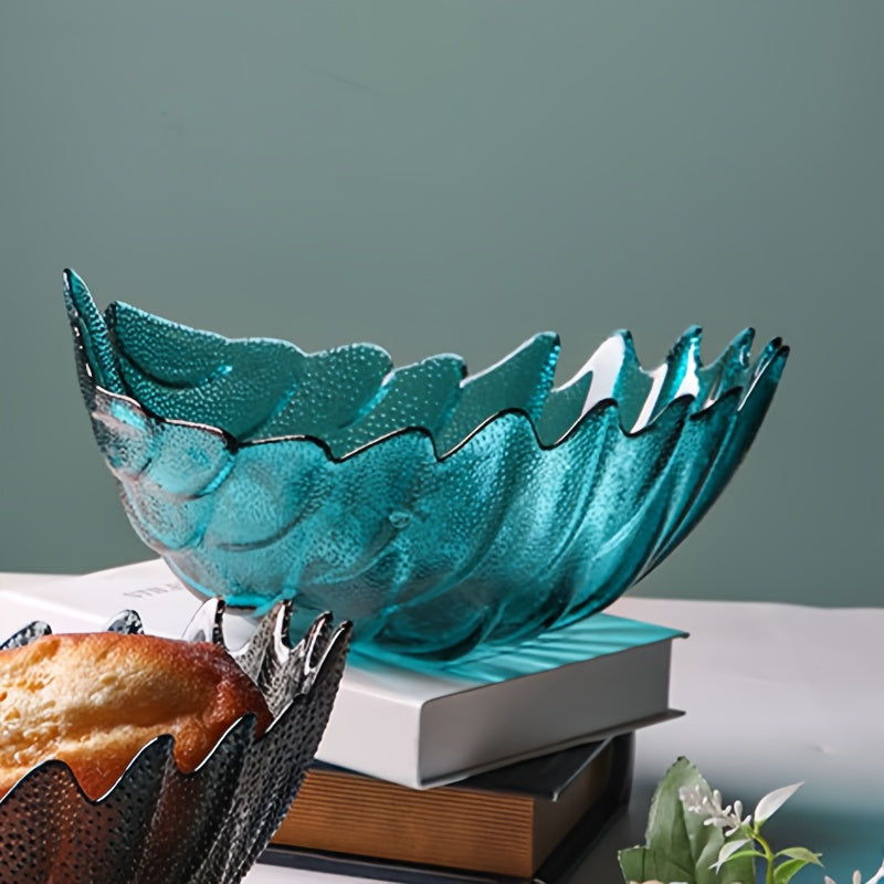 FeatherGlass Slalom - Microwave-Safe Glass Novelty Dish