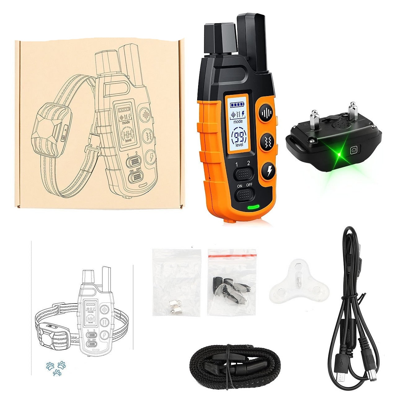 Collare Per Addestramento Cani Collare E-collar Men's E-Collar Addestramento - Image 8