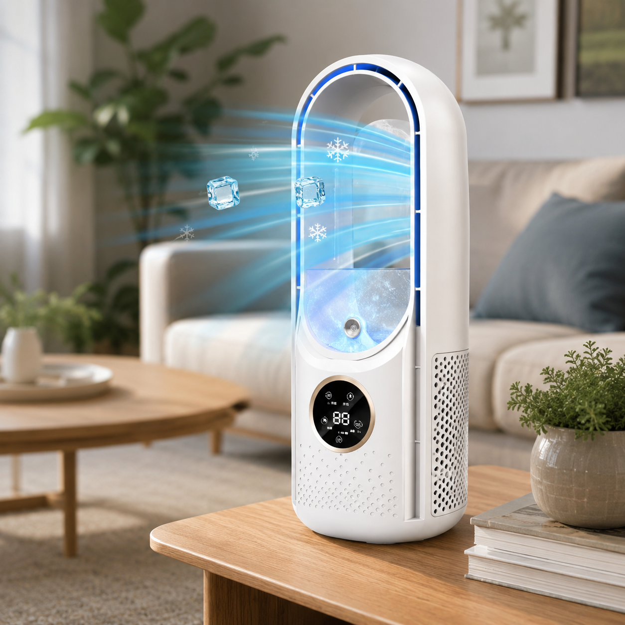Condizionatore Portatile Senza Tubo Ventilatore Silenzioso Compatto - Image 1