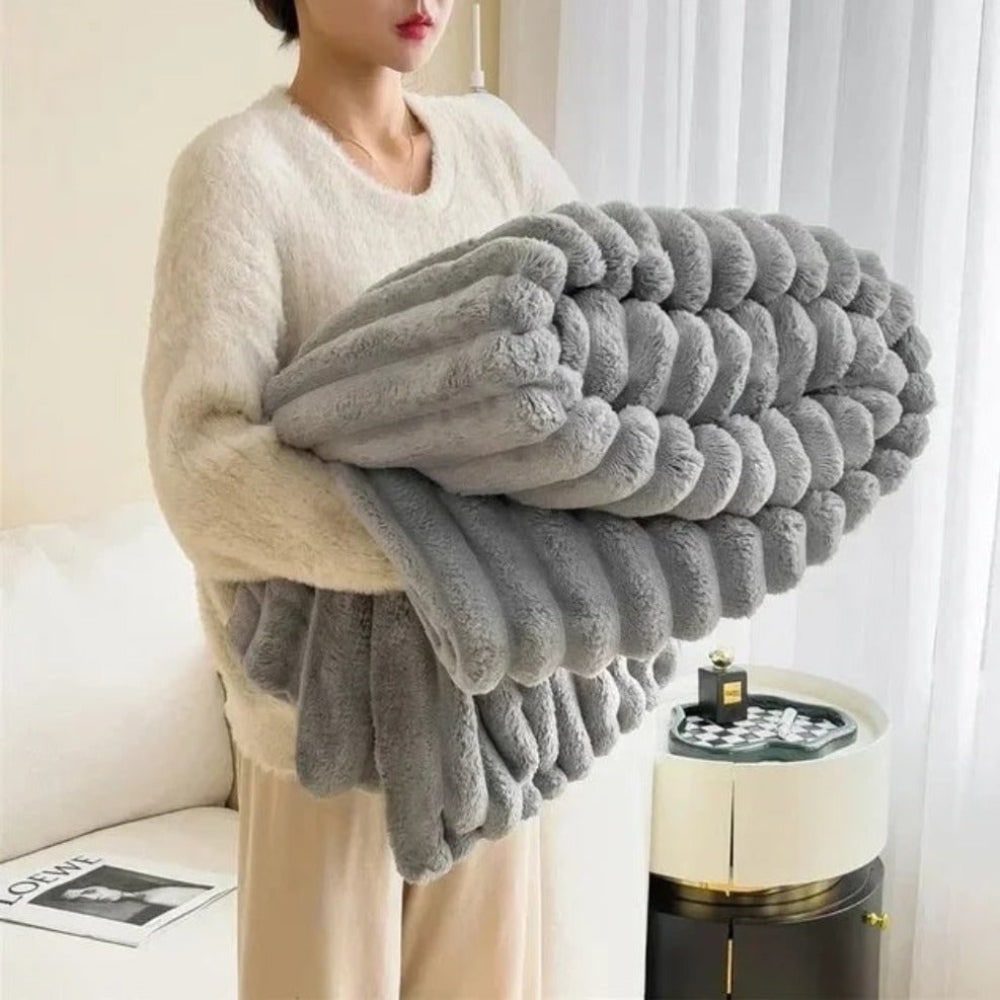 Coperta Calda Peluche Morbida Oversize Casa Letto - Image 1