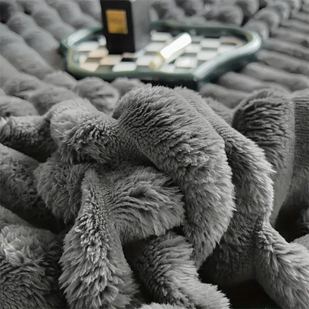Coperta Calda Peluche Morbida Oversize Casa Letto - Image 3
