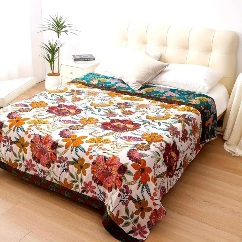 Coperta Floreale Decorativa Casa Accogliente - Image 2