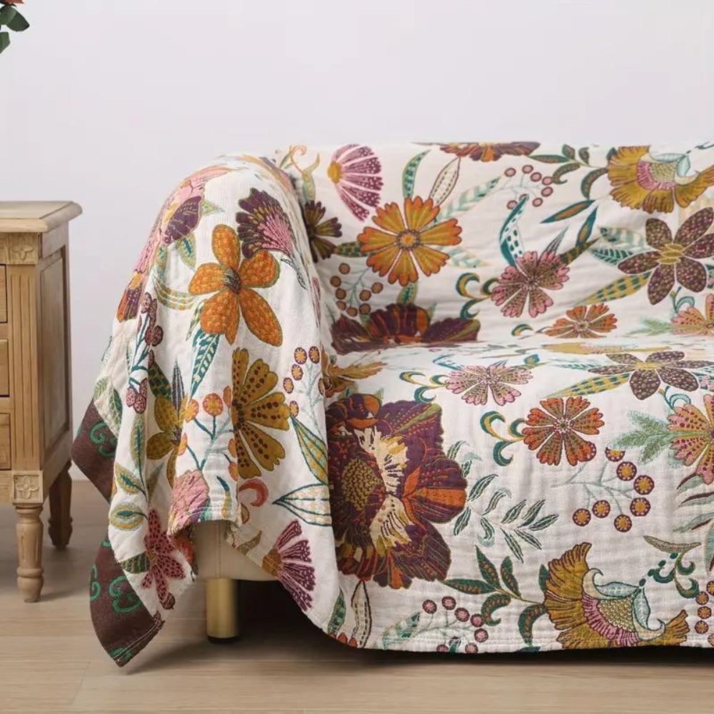 Coperta Floreale Decorativa Casa Accogliente - Image 3