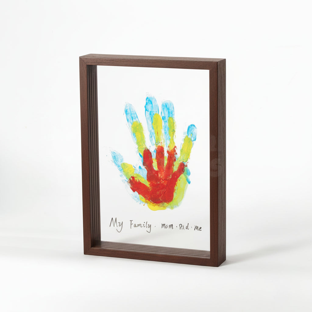 Cornice Impronte Bambini Design Creativo - Image 1