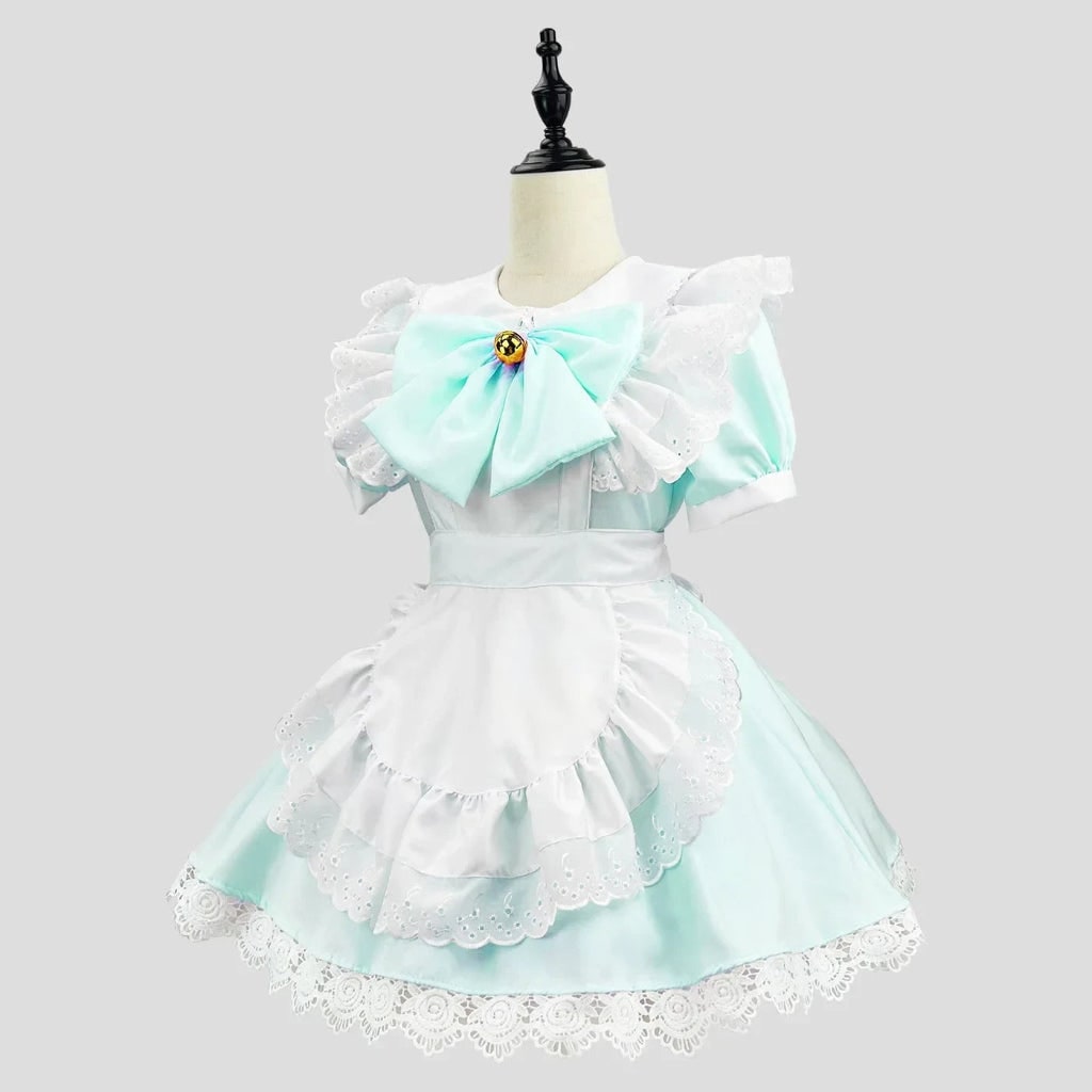 Costume Di Halloween Abito Cameriera Grembiule Volant - Image 6