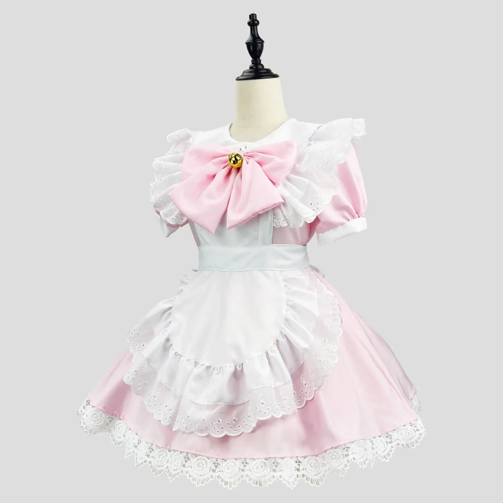 Costume Di Halloween Abito Cameriera Grembiule Volant - Image 8