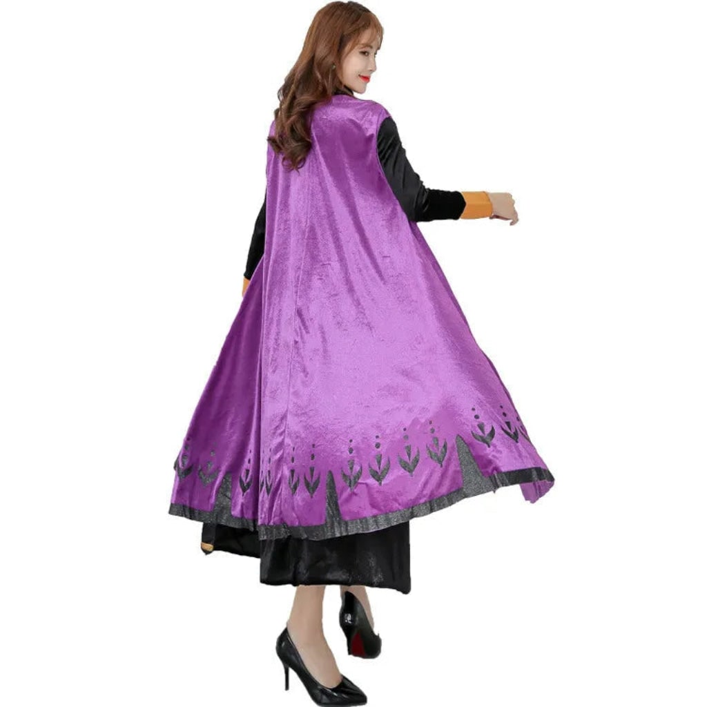 Costume Di Halloween Abito Elegante Mantello Lungo - Image 2