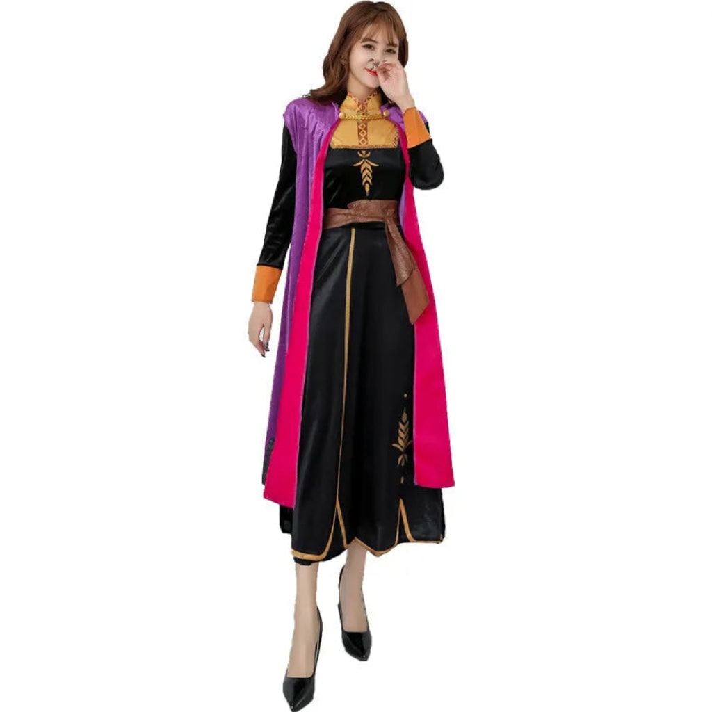Costume Di Halloween Abito Elegante Mantello Lungo - Image 4