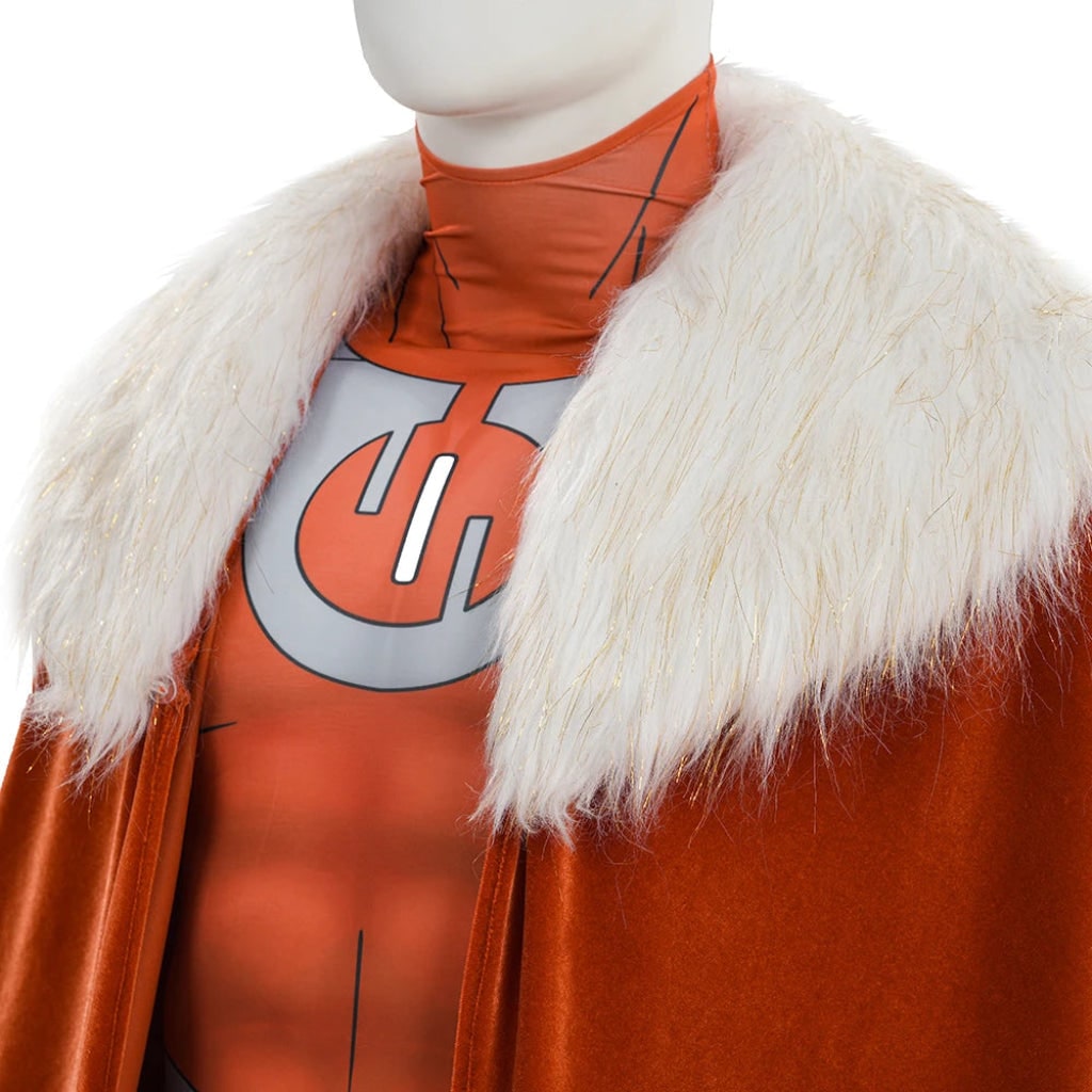 Costume Di Halloween Abito Lungo Supereroina Colletto Ecopelliccia - Image 3