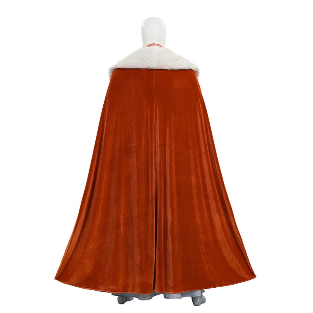 Costume Di Halloween Abito Lungo Supereroina Colletto Ecopelliccia - Image 5