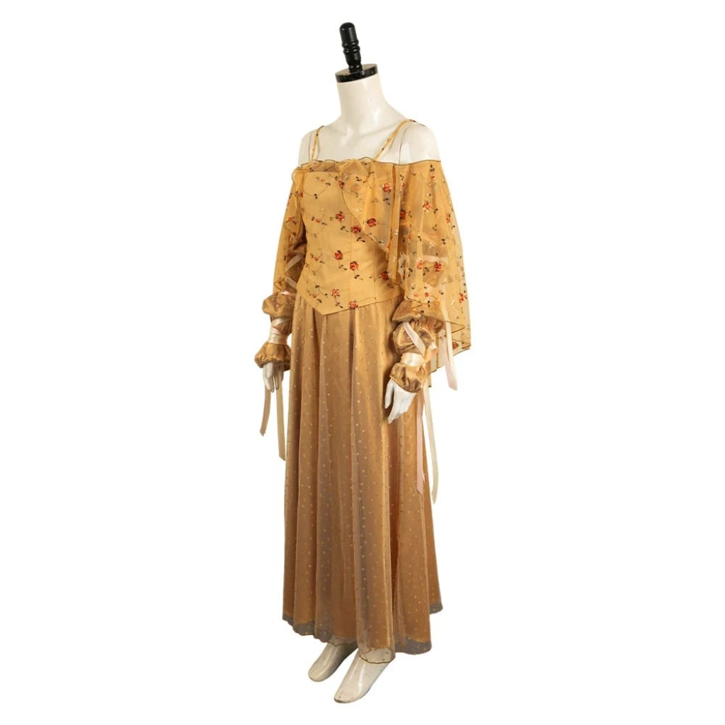 Costume Di Halloween Abito Medievale Spalle Scoperte - Image 3