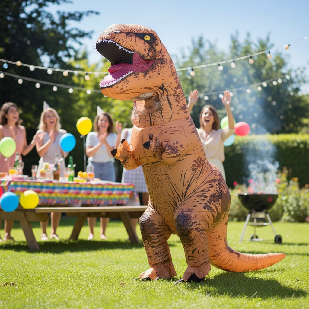 Costume Di Halloween Gonfiabile T Rex Taglia Unica - Image 1