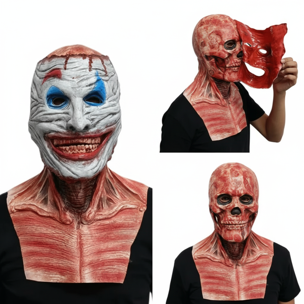 Costume Di Halloween Maschera Horror Design Realistico - Image 2