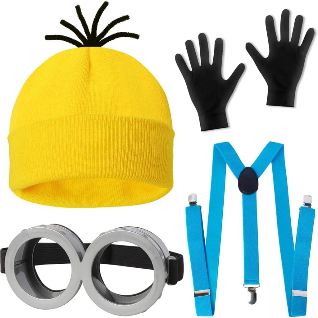 Costume Di Halloween Set Cappello Occhiali Bretelle - Image 2