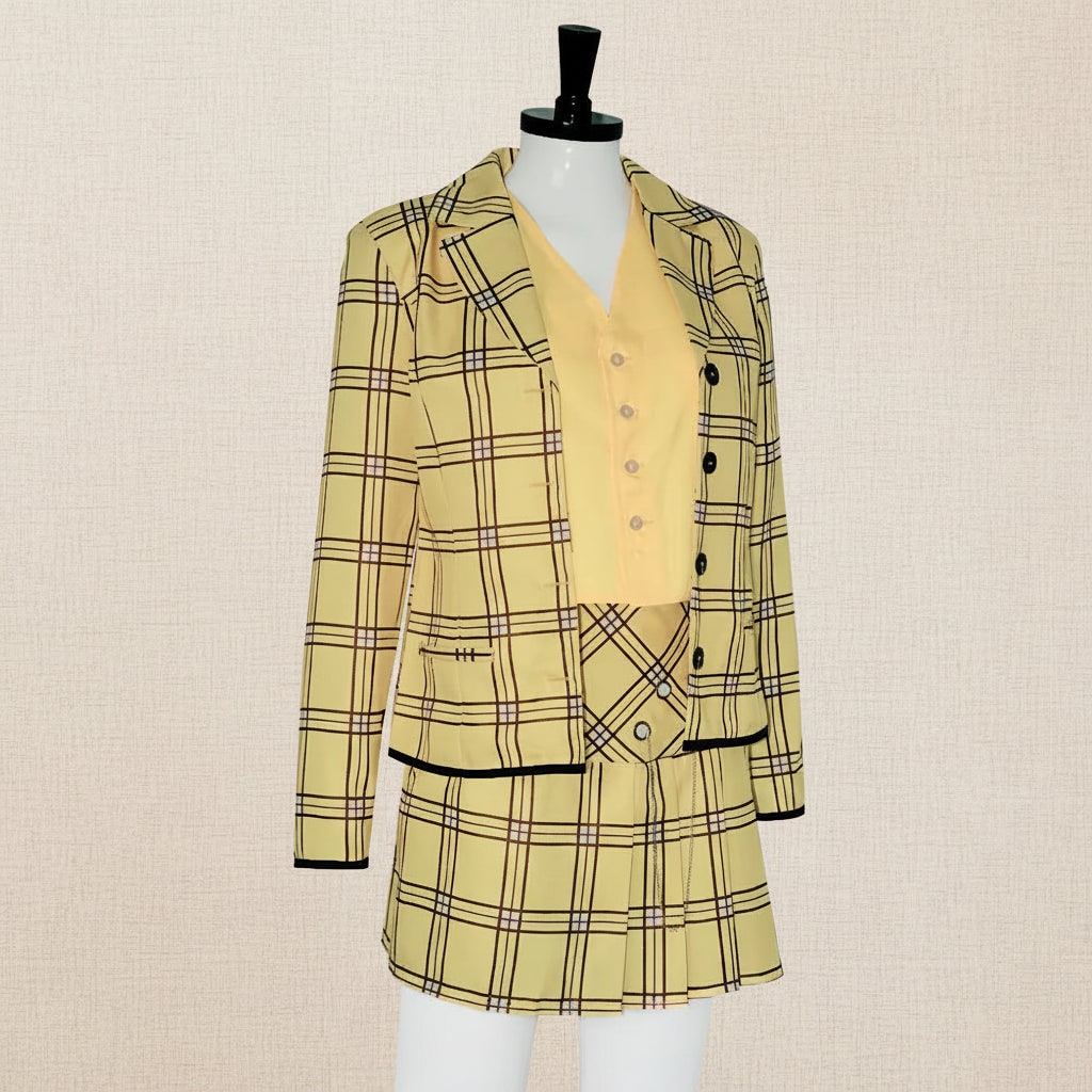 Costume Di Halloween Set Gonna Blazer Scozzese - Image 1