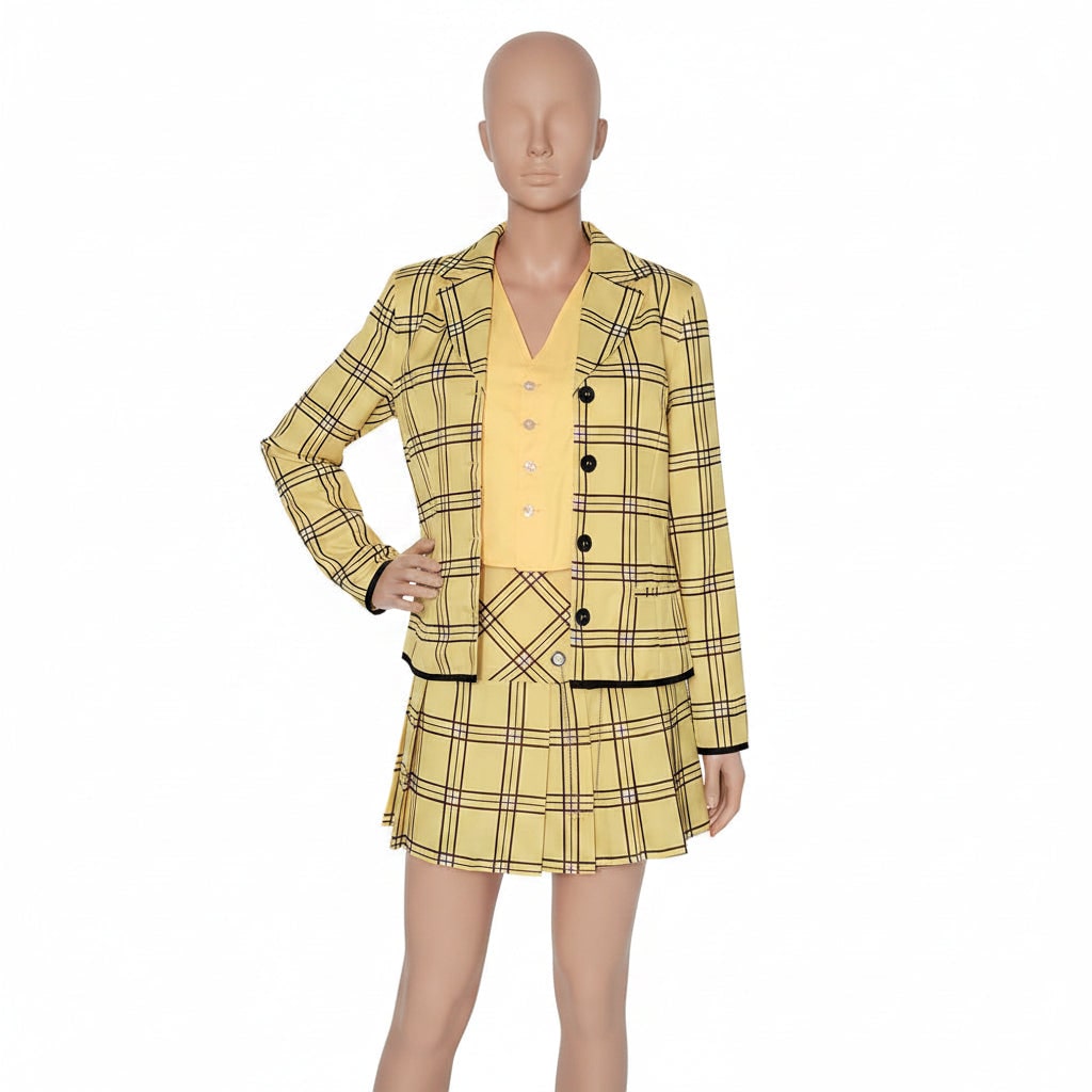 Costume Di Halloween Set Gonna Blazer Scozzese - Image 2