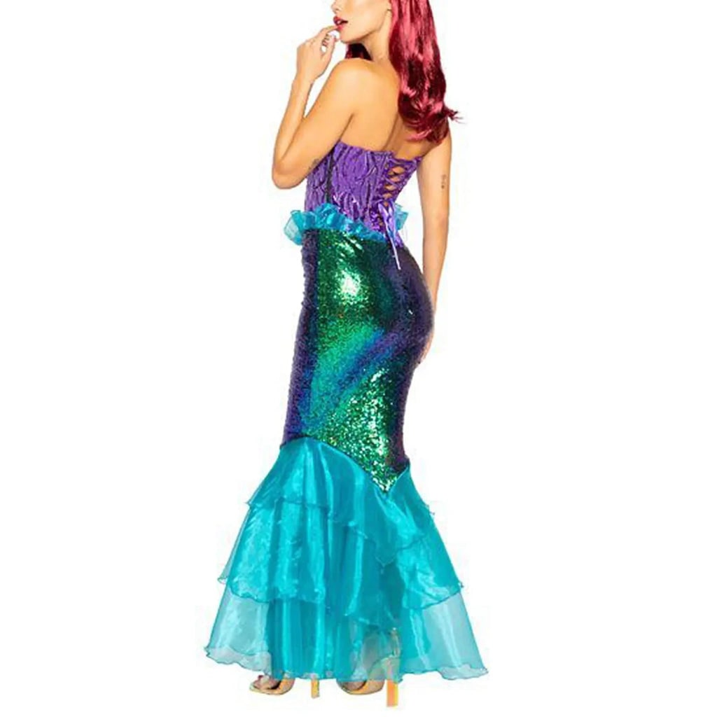 Costume Di Halloween Sirena Elegante Abito - Image 3