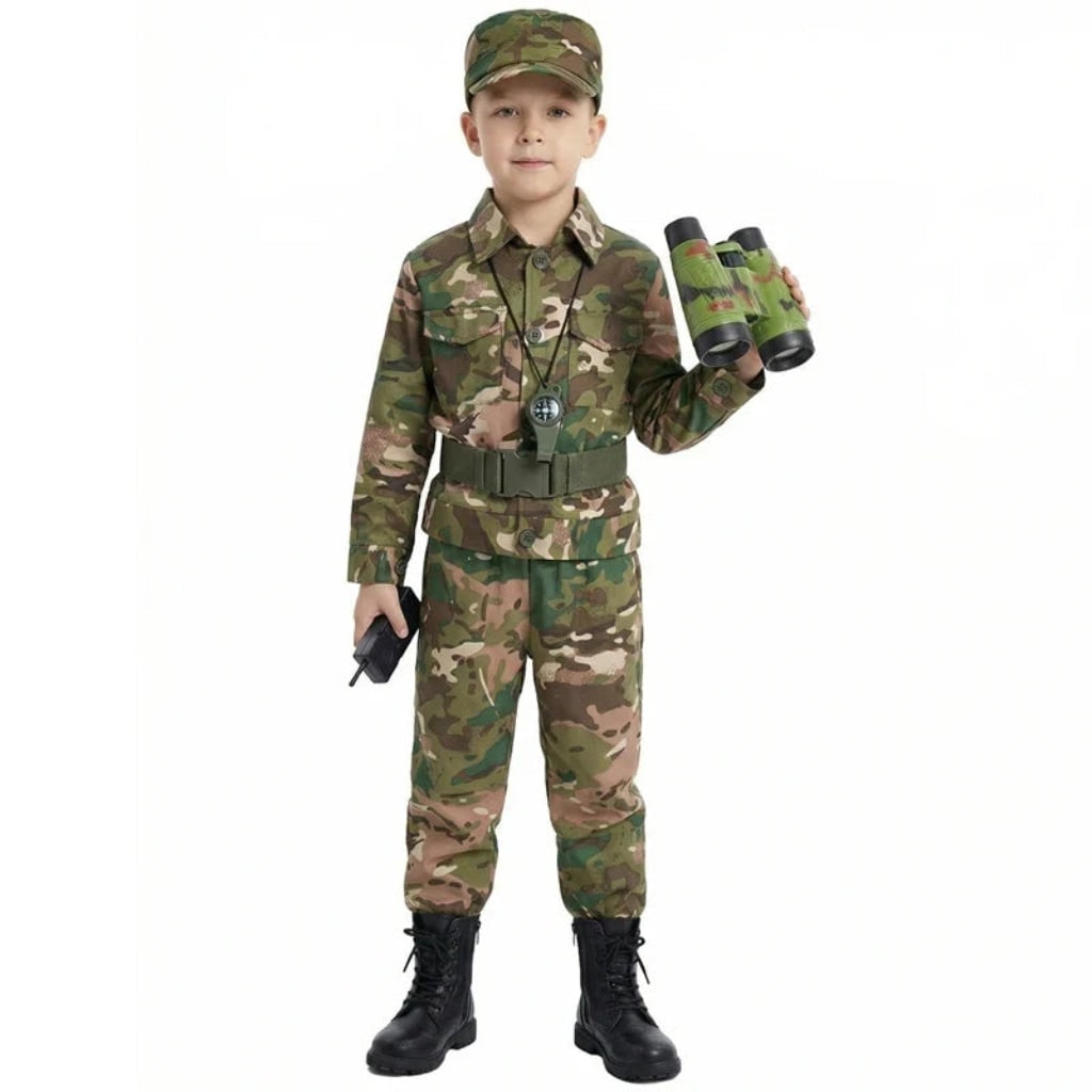 Costume Di Halloween Soldato Bambini Completo - Image 3