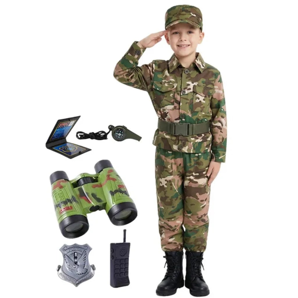 Costume Di Halloween Soldato Bambini Completo - Image 4
