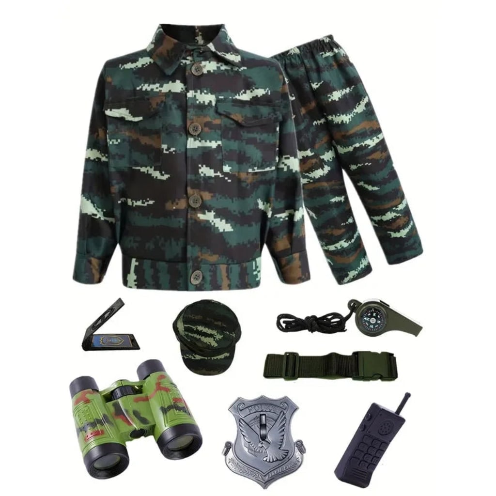 Costume Di Halloween Soldato Bambini Completo - Image 6