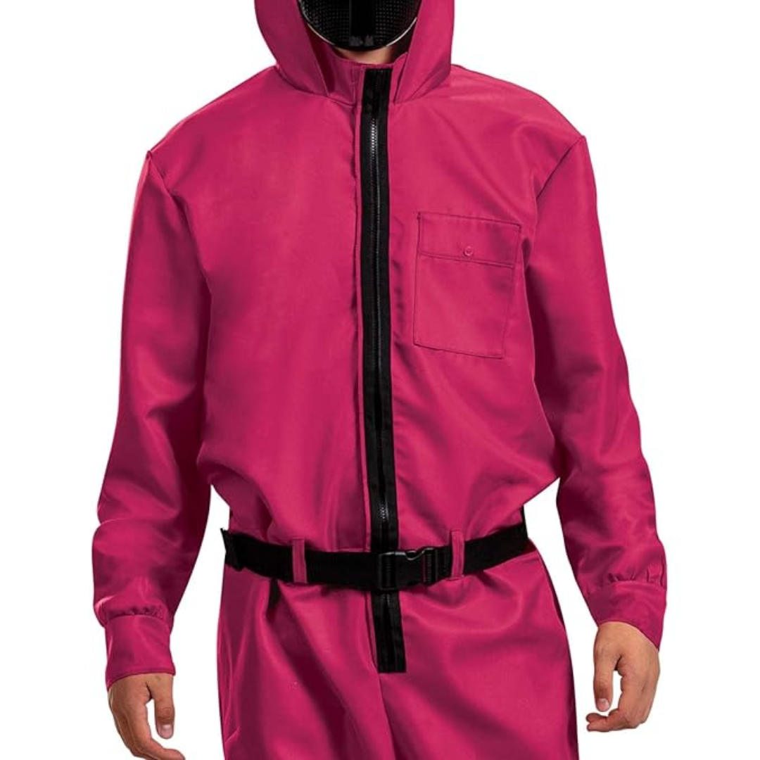 Costume Halloween Adulto Tuta Guardia Maschera - Image 4