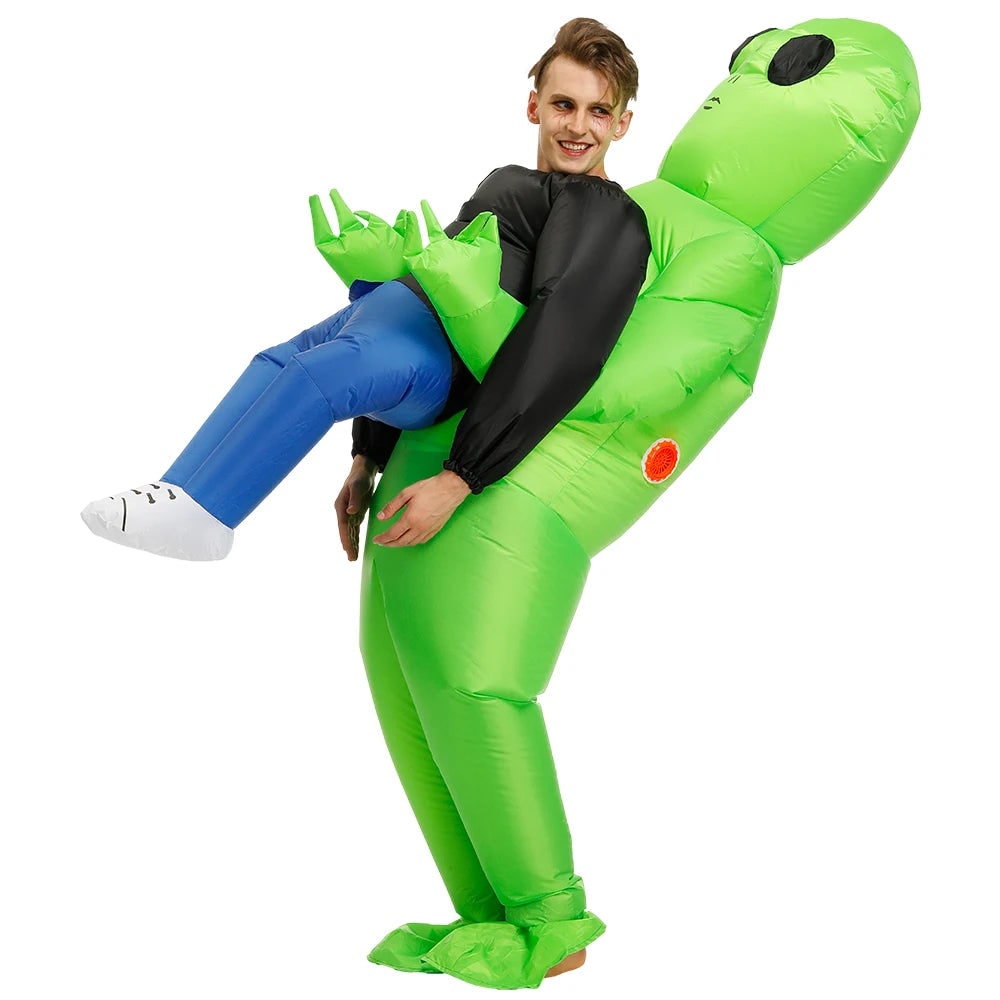 Costume Halloween Alieno Gonfiabile Festa Divertente - Image 4