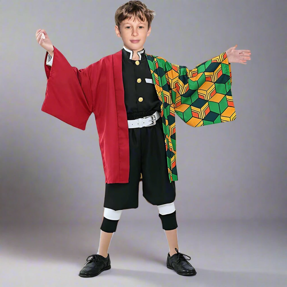 Costume Halloween Bambina Kimono Giapponese Travestimento - Image 11