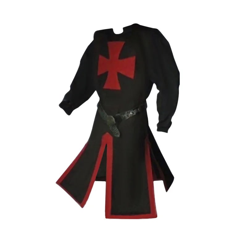Costume Halloween Cavaliere Mantello Festa Medievale - Image 15