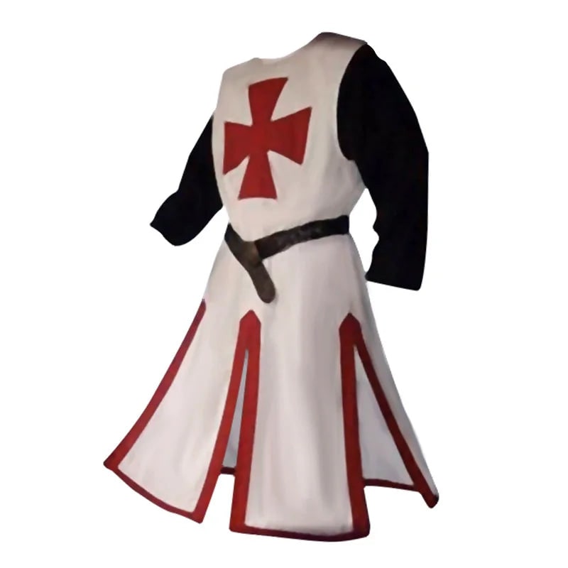 Costume Halloween Cavaliere Mantello Festa Medievale - Image 18