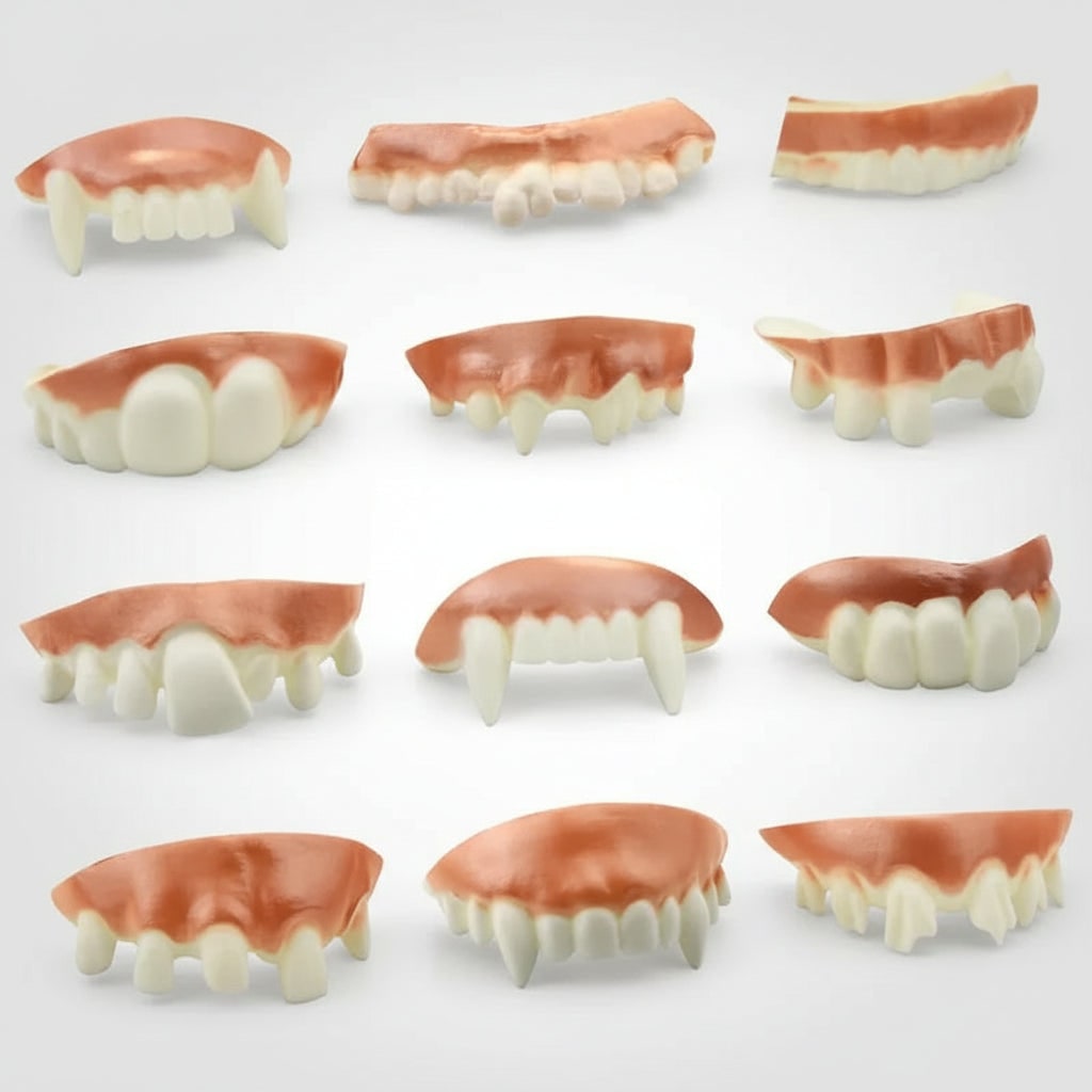 Costume Halloween Denti Finti Divertenti - Image 1
