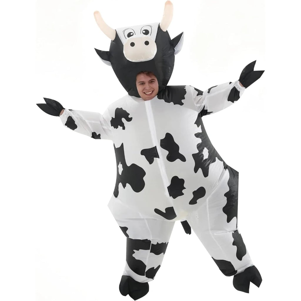 Costume Halloween Mucca Gonfiabile Divertente Unico - Image 2