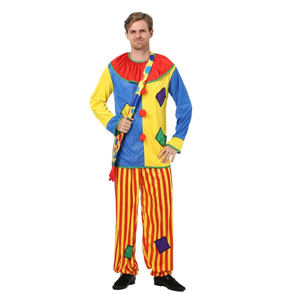 Costume Halloween Outfit Clown Abbigliamento Festa Divertente - Image 4