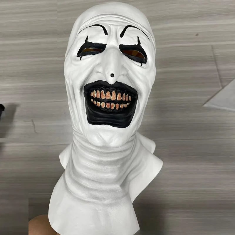 Costume Halloween Pagliaccio Horror Maschera Adulto - Image 9