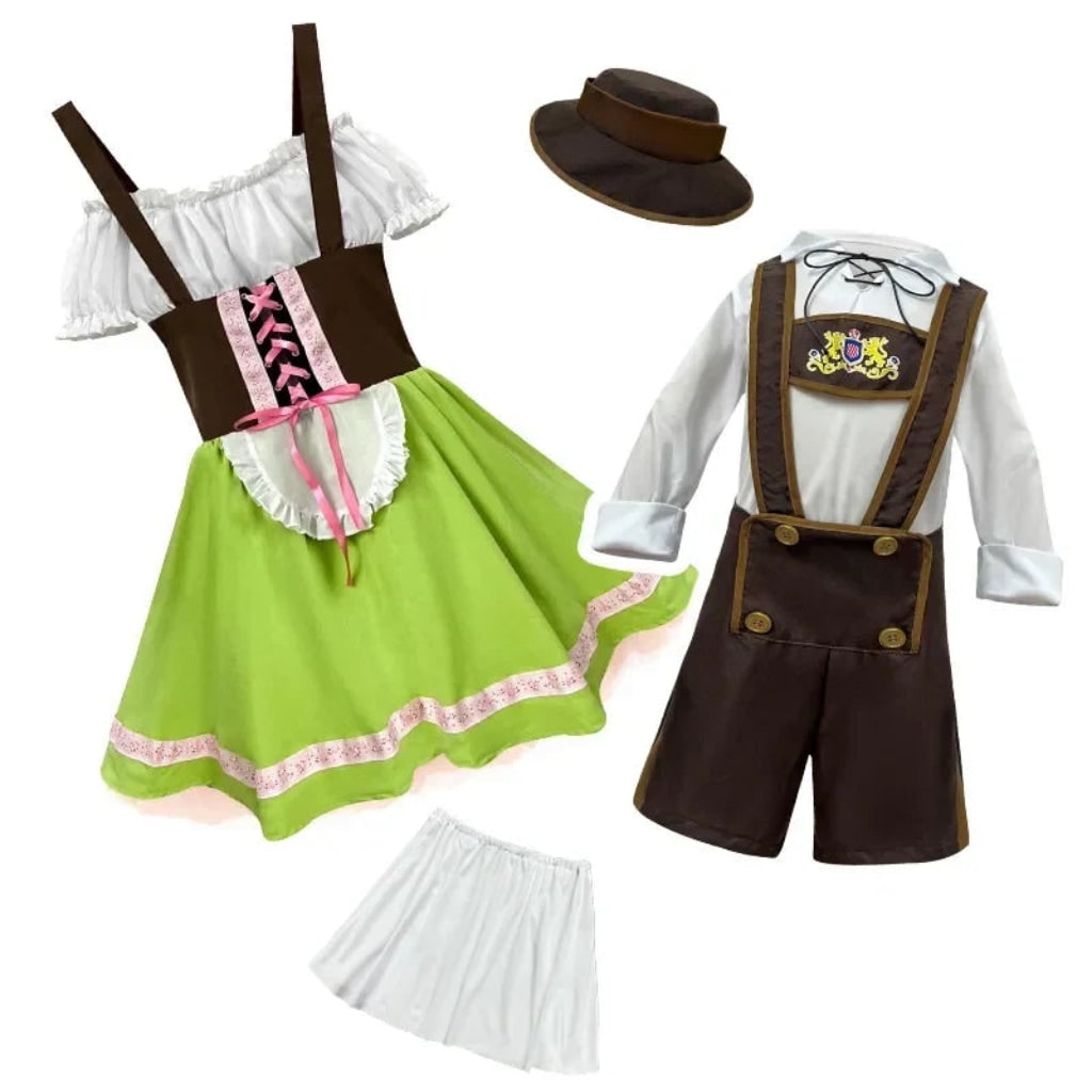 Costume Halloween Tradizionale Bavarese Bretelle - Image 4