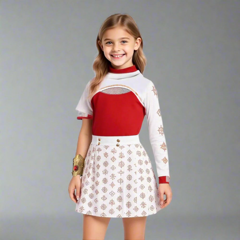 Costume Halloween Vampiro Bambina Vestito Festa Spettacolo - Image 1
