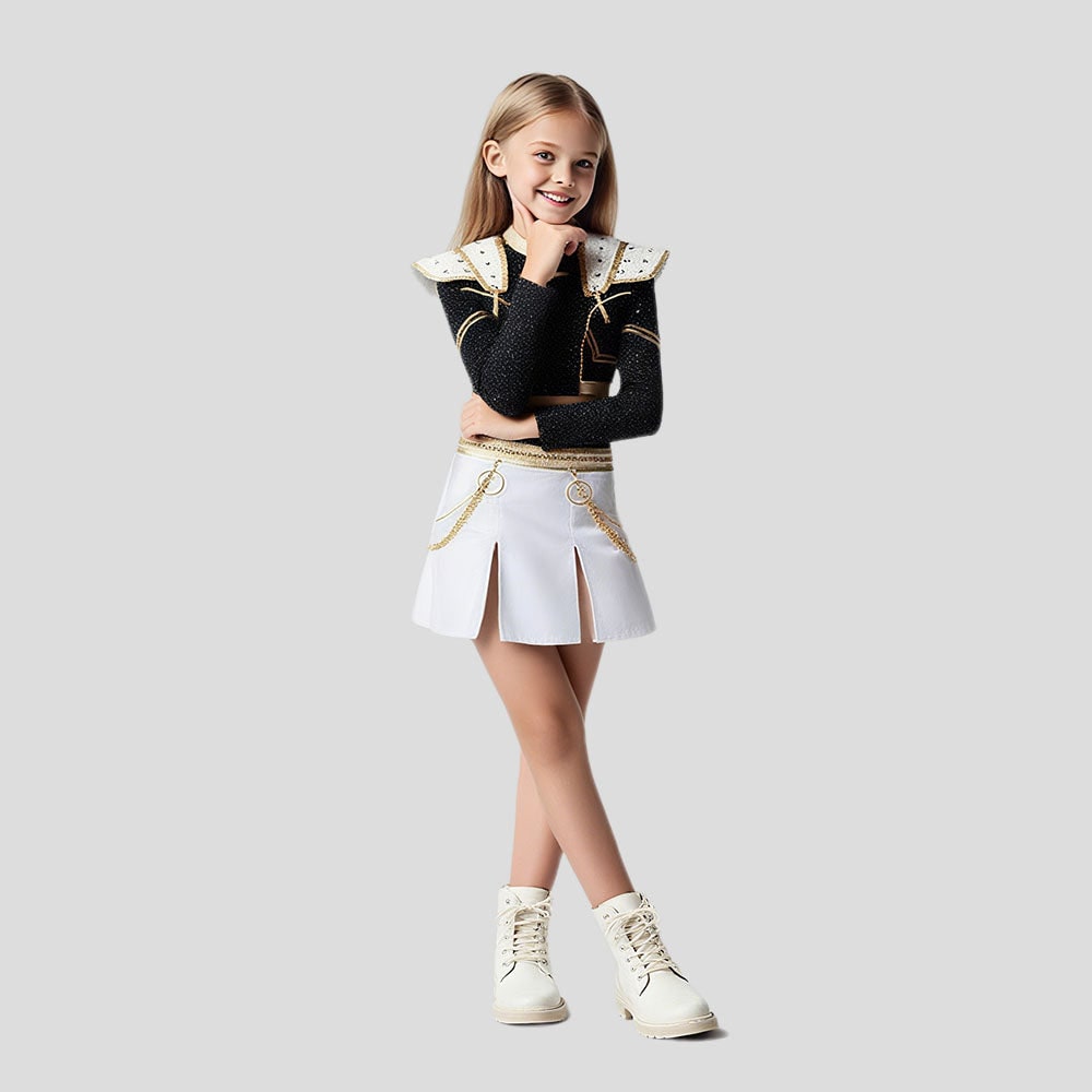Costume Kpop Halloween Bambina Completo Festa Spettacolo - Image 1